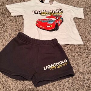 Zara Cars Lightning McQueen Toddler set size 2